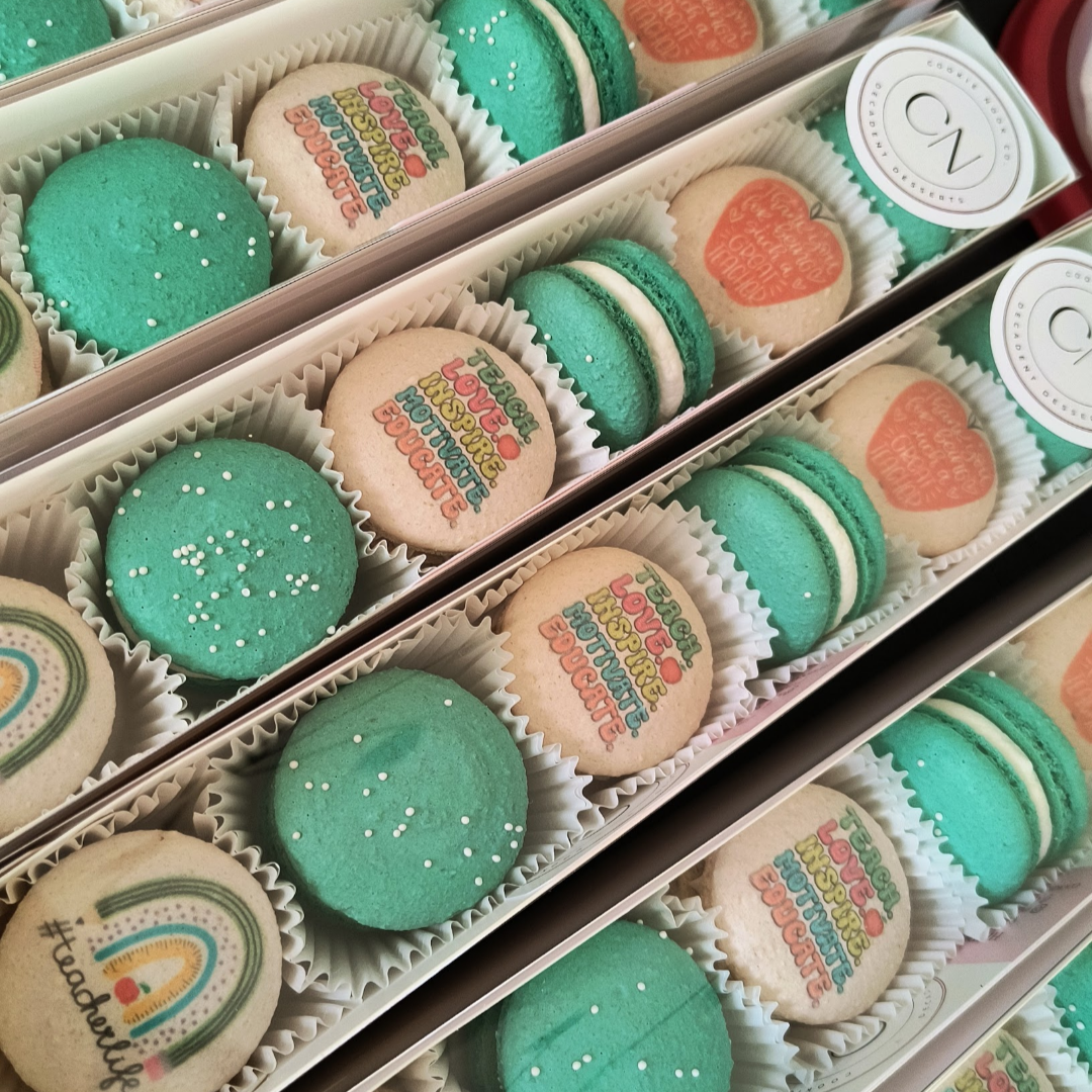 Teacher appreciation macaron box